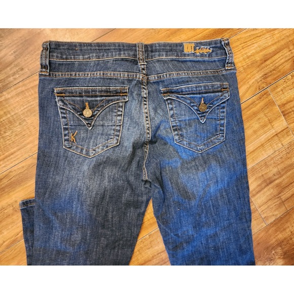 Kut from the Kloth cropped jeans: Bardot Skinny Boyfriend, flap pockets Womens 6 - Picture 2 of 5